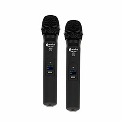 Prodipe DOUBLE Micro Main UHF PRO sans fil LCD DJ PARTY KARAOKE 2 X100 Fréquences DSP DUO