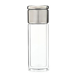 Bouteille D'eau Bouteille De Thé Portable Avec Passoire Invisible Cadeaux Pour Hommes Femmes Argent 350 Ml