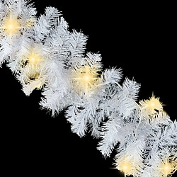 vidaXL Guirlande de Noël avec lumières LED 10 m Blanc pas cher