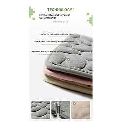 Avis LUUCOZK Tapis de bain antidérapants absorbants à séchage rapide, décoration de salle de bain, café-50x80cm