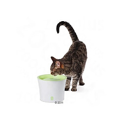 Cat-it CAT IT Fontaine a eau pour chat 3L - Blanc et vert