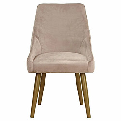 Paris Prix Lot de 2 Fauteuils en Velours Bafia 80cm Taupe