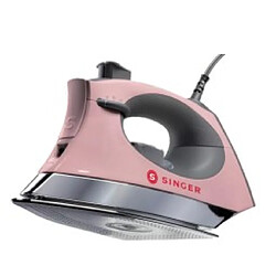 SINGER Steam Craft Fer à vapeur Semelle en acier inoxydable 2600 W Rose