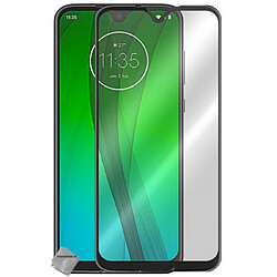 Htdmobiles Film de protection vitre verre trempe incurve integral pour Motorola Moto G7 - NOIR