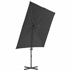 Avis Maison Chic Parasol Jardin | Parasol avec base portable Anthracite - GKD82346