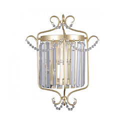 Luminaire Center Applique murale en cristal Rinaldo Champagne doré