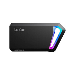 Lexar SL660 LSL660X001T-RNNNG Disque Dur SSD Externe 1To USB 3.2 2000Mo/s RGB Noir