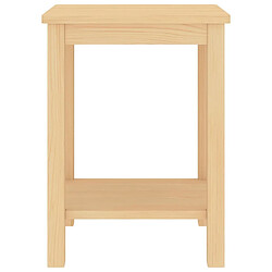 Avis Maison Chic Table de chevet,Table de nuit,Table d'appoint pour salon Bois clair 35x30x47 cm Bois de pin massif -MN84687