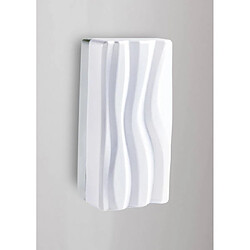 Luminaire Center Applique murale Arena 12W LED blanc IP44 3000K, 720lm, chrome poli/arylique blanc