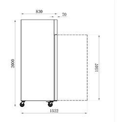 AFI COLLIN LUCY? Armoire Négative 650 L - 1 Porte - Série Star GN 1/1 - AFI Collin Lucy