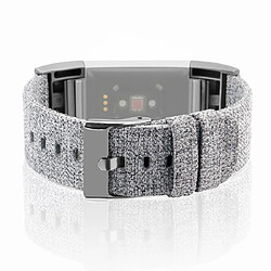 Avis Wewoo Bracelet pour montre connectée FITBIT Charge 2 de en toile avec toiletaille S gris clair