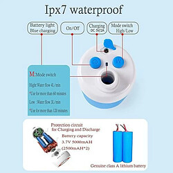 Avis Tradex PORTABLE RECHARGEABLE À BATTERIE POUR CAMPING BATEAU AVEC POMPE ÉLECTRIQUE