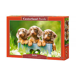 Puzzle 500 pieces Puppies adorle dachshunds 