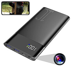 Batterie Caméra Éspion Full HD 1080p Vision Nocturne Détection De Mouvement + SD 128Go YONIS