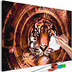 Paris Prix Tableau à Peindre Soi-Même Tiger & Ornaments 40x60cm