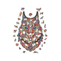 Universal Cadeau enfant lynx puzzle en bois photo 170pcs ï ¼ ‰ 