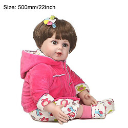 Universal 55 cm 22 pouces Silicone Reborn Baby Simulation Doll Tout Nourst-Lif-Lif-Lifkelike Girl pas cher