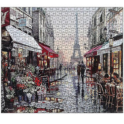 Universal 1000 pièces rue des fleurs de paris puzzle bricolage puzzle jouets assemblage photo deco