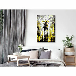 Paris Prix Tableau Imprimé Lovers in Colour Yellow 40 x 60 cm