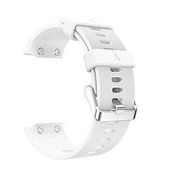 Avis Wewoo Bracelet pour montre connectée Dragonne Sport en silicone Garmin Foreruuner 35 Blanc