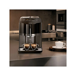 Machine a espresso Auto SIEMENS EQ.300 TI355209RW - Inox foncé et noir lustré - 1300 W - 15 bars - 5 boissons