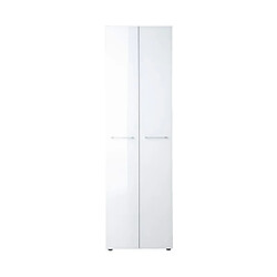 Mes Armoire 2 portes 59x40x197 cm blanc - JONCY 