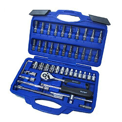 Blue Spot Tools Blue Sport 01530 Jeu de 46 douilles et embouts Chrome vanadium