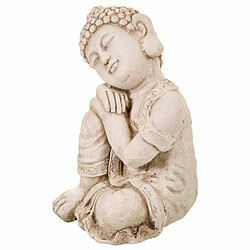 Figurine Décorative Alexandra House Living Gris Polyrésine Buda 25 x 34 x 25 cm 