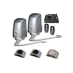 King-Gates Kit Motorisation Portail Battant Automatisme EA MODUS 280 NVG8 Avec Accessoires NOVO KING GATES - Maxi 300 kg 2.8m par battant, 24 V 