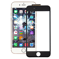 Wewoo Pour l'écran tactile de noir iPhone 6s avec le cadre avant d'écran d'affichage à cristaux liquides et l'adhésif optiquement clair d'OCA pièce détachée