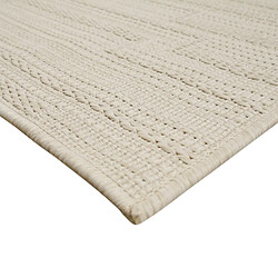 Avis Thedecofactory JUTA ASPECT LIGNES - Tapis aspect jute à motif lignes naturel 120x160