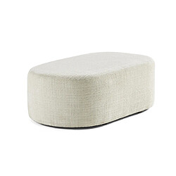 Bestmobilier Miro - pouf en velours texturé