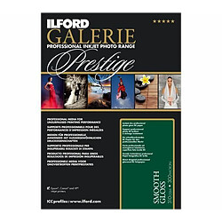 Ilford Galerie Premium Smooth Brillant 2001876 Papier jet d'encre Photo RC Brillant A6 10 x 15 cm 310gr 100 feuilles