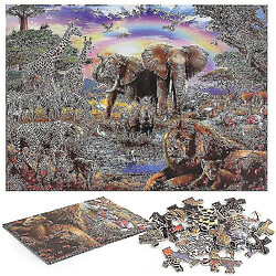 Acheter Universal 1000 pièces puzzles pour adultes pour enfants - Animal World Puzzles 100