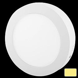 Wewoo Dalle LED blanc Lumière ronde de panneau chaud de 12W LED, flux lumineux: 860lm, diamètre: 17.5cm 