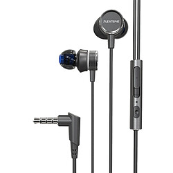 Wewoo Ecouteurs Casque de jeu 3,5 mm avec microphone Stéréo magnétique filaire (noir)