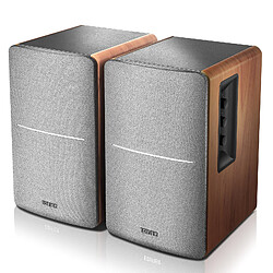 Haut parleurs d’étagères Bluetooth R1280DB Edifier — Entrée optique - Couleur bois