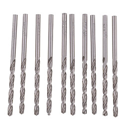 Haute vitesse acier hss foret queue droite foret hélicoïdal mis 3.0mm 10 pcs forets hélicoïdaux HSS