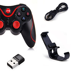 Manette avec Support pour HUAWEI MediaPad M3 Smartphone PC USB Bluetooth Jeux Video Joystick Precision Universel