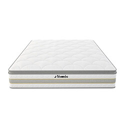 Acheter Vente-Unique Matelas 160 x 200 cm ressorts ensachés et surmatelas intégré ép.29cm - CANTERBURY de YSMÉE