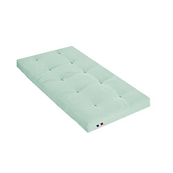 Idliterie Matelas Futon Latex Matelas Futon Latex Couleur - Vert Céladon, Dimensions - 90 x 190 cm