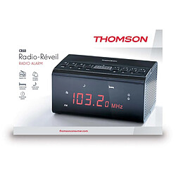 Thomson - Radio Réveil Thomson Noir CR50