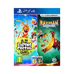 Ubisoft Compilation Lapins Crétins Party of Legends + Rayman Legends PS4