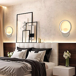 Acheter Stoex Applique Murale Blanche Minimaliste D'Intérieur Applique Murale Led Lampe Murale Ronde Blanc Chaud Pour Salon Chambre Couloir Couloir Escaliers