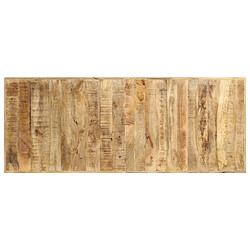 Avis vidaXL Table de bar 180x70x107 cm Bois de manguier brut