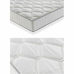 Acheter DEKO DREAM Ensemble matelas ressorts confort équilibré 160 x 200 x 23 cm + sommier tapissier - Galon gris