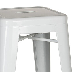 Tabouret de bar VANTAGGIO HIGH métallique blanc hjh OFFICE