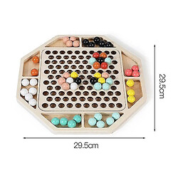 Universal Enfants Clip Pearl Pavilion Éducation précoce Puzzle en bois Jouets Apprentissage Classification Empilement Jardin d'enfants | Puzzle