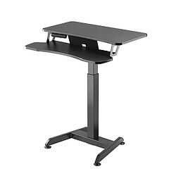 Bureau électrique assis debout réglable Maclean MC-835 hauteur 72 - 122 cm, charge max 37 kg