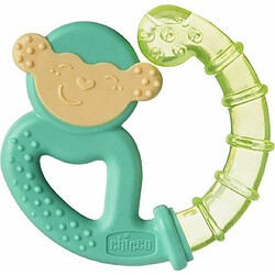 CHICCO - Masseur de dentition réfrigérant, 4 mois +, vert/orange, couleurs assorties